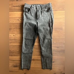 FREE A & F Black Curve Love High Rise Super Skinny Ankle Denim/Jeans